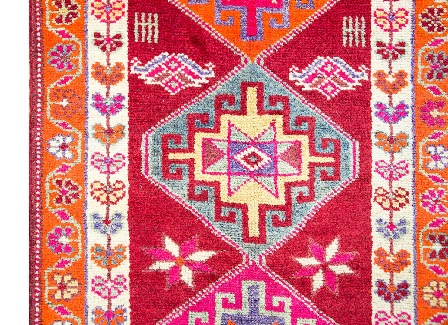Vintage Turkish Oushak Runner For Sale