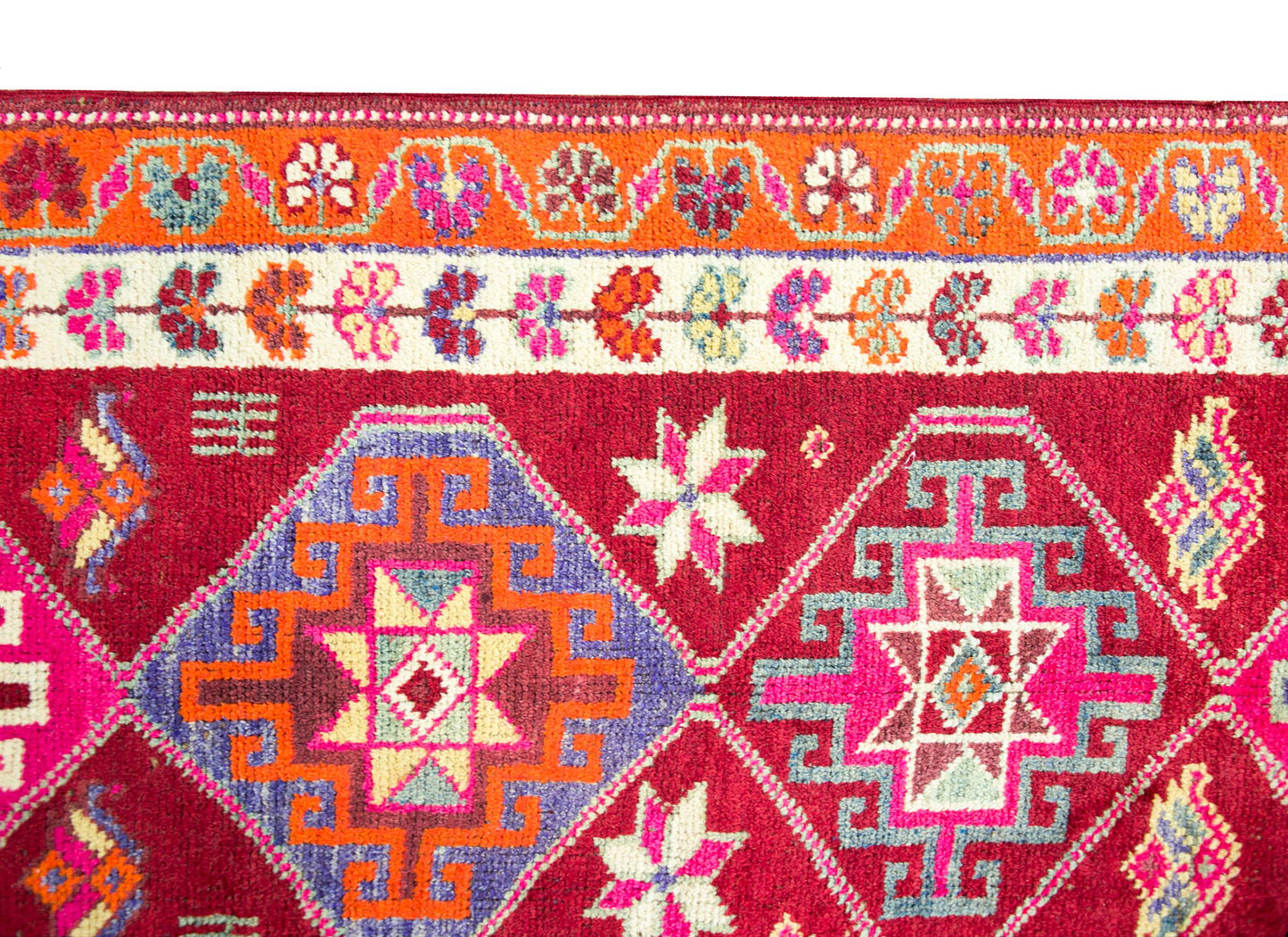 Vintage Turkish Oushak Runner For Sale