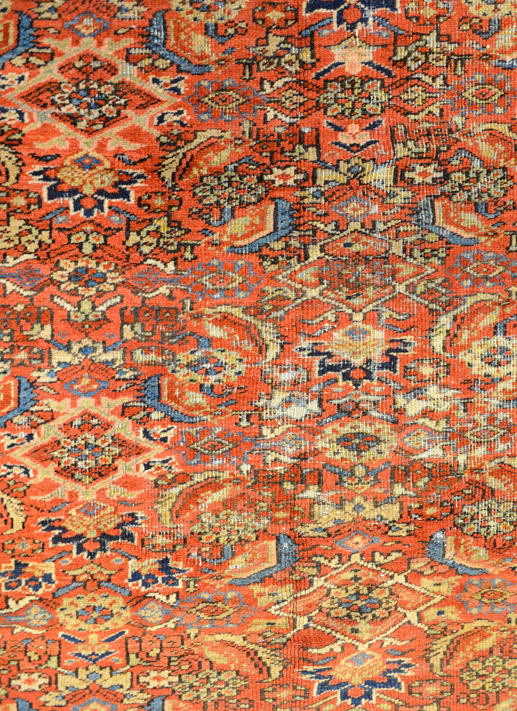 Early 20th Century Heriz Rug For Sale