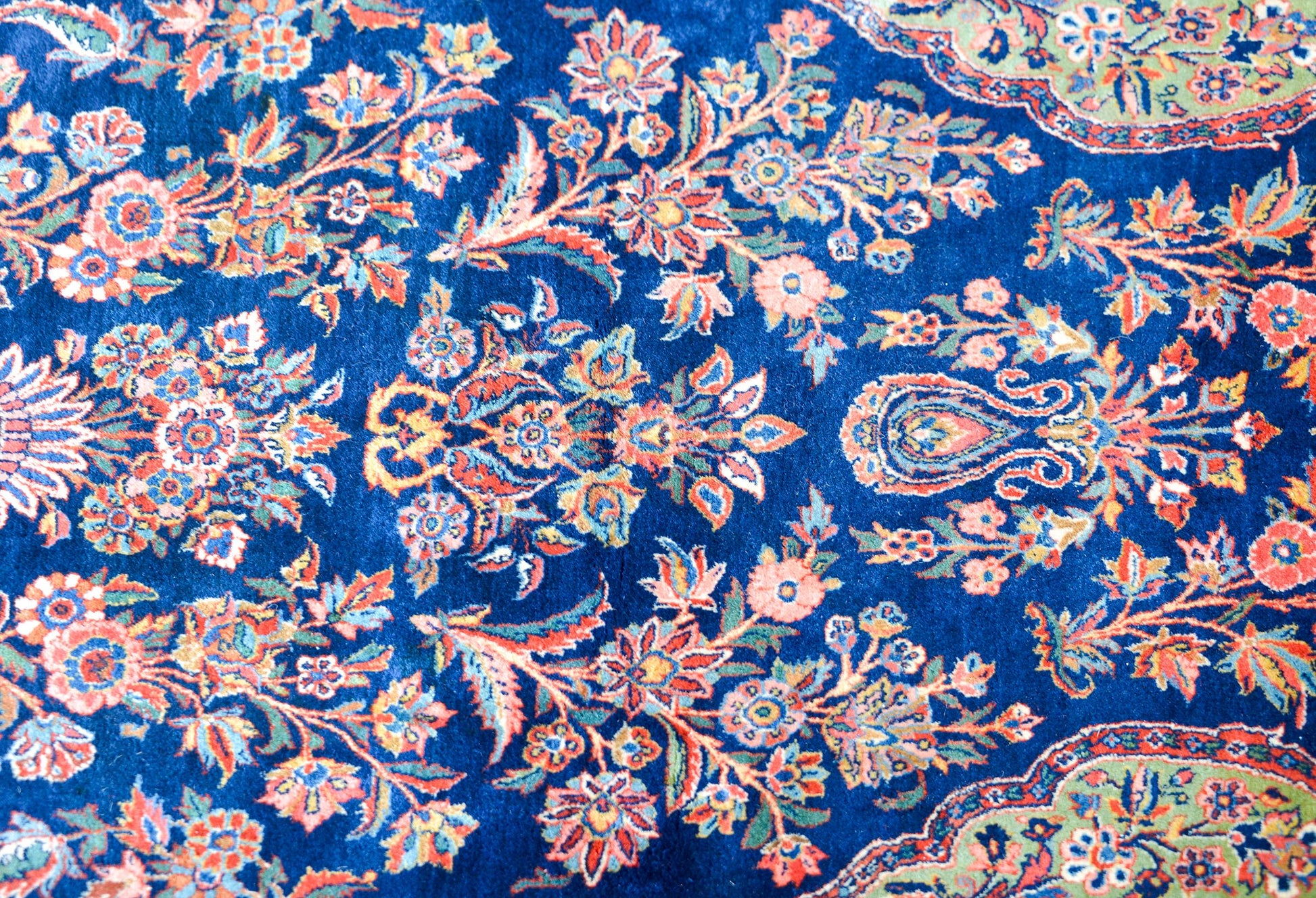 Early 20th Century Kashan Prayer Rug For Sale