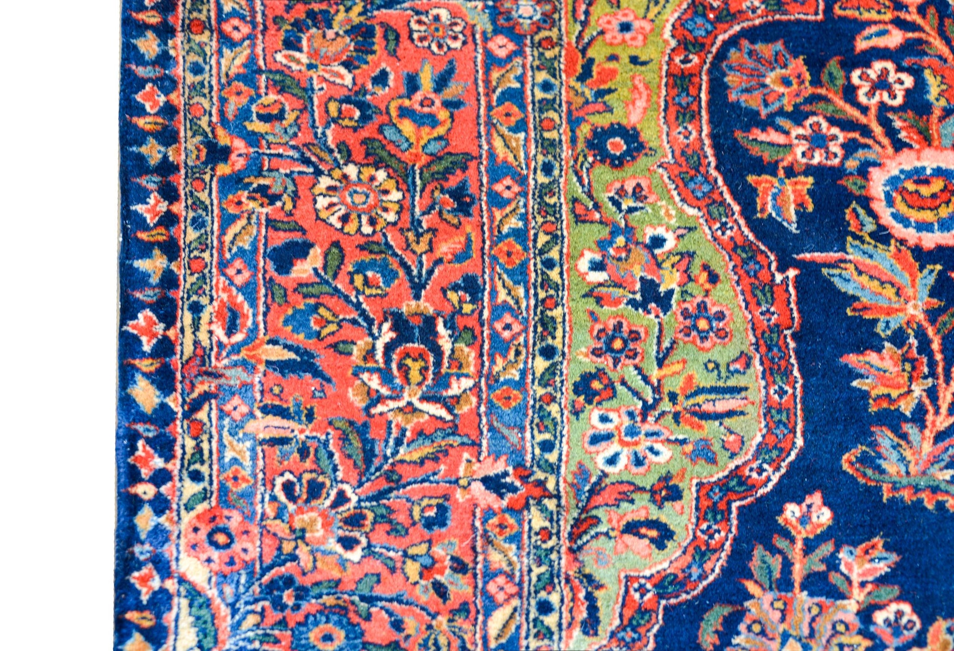 Early 20th Century Kashan Prayer Rug For Sale