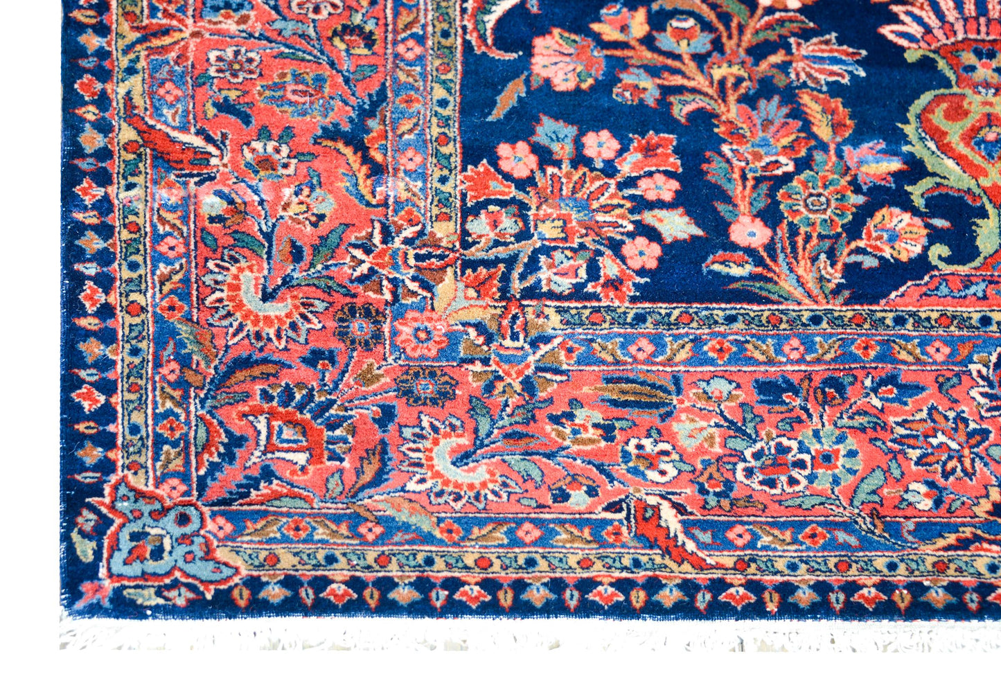 Early 20th Century Kashan Prayer Rug For Sale