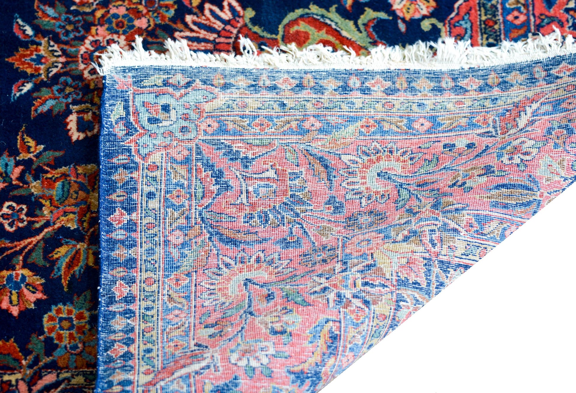 Early 20th Century Kashan Prayer Rug For Sale