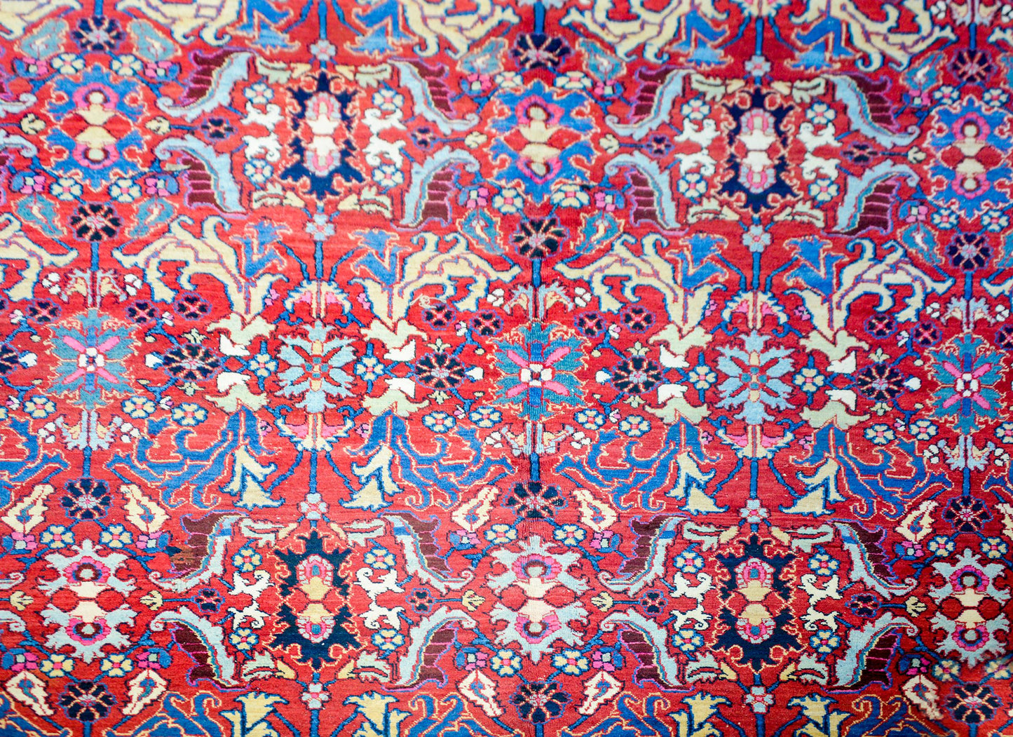 Unbelievable Early 20th Century Heriz Rug For Sale