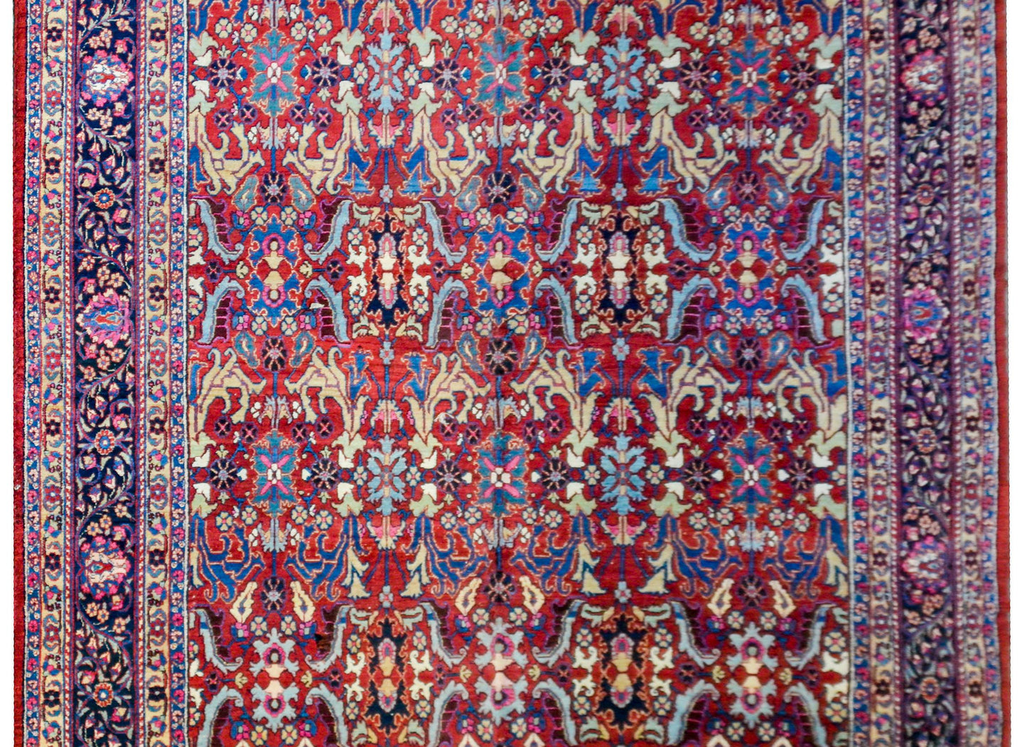 Unbelievable Early 20th Century Heriz Rug For Sale