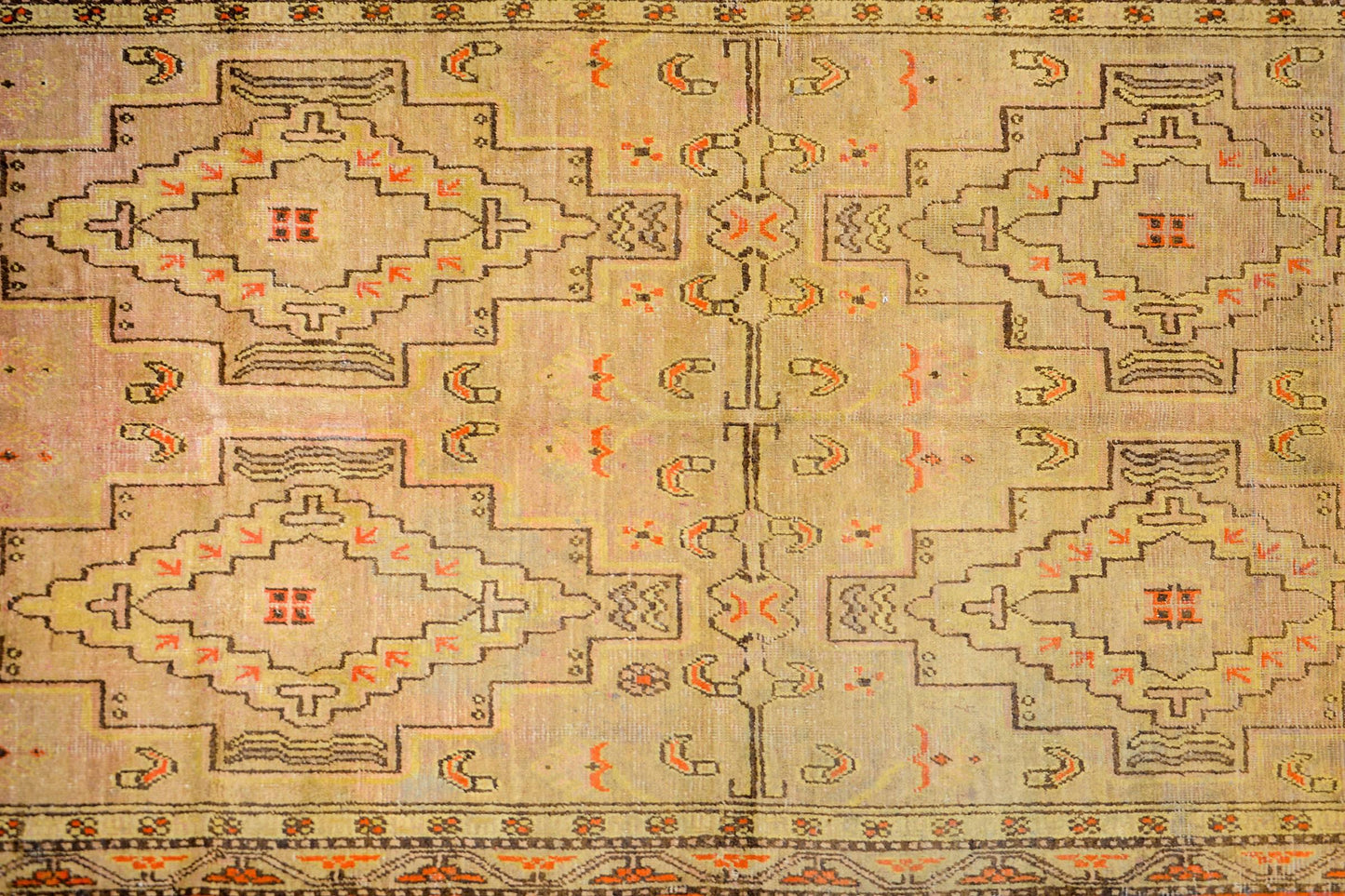 Unusual Early 20th Century Khotan Rug For Sale
