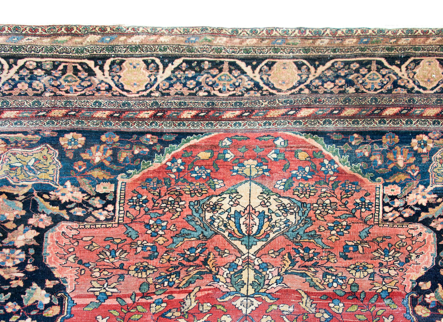 Late 19th Century Persian Sarouk Farahan Rug For Sale
