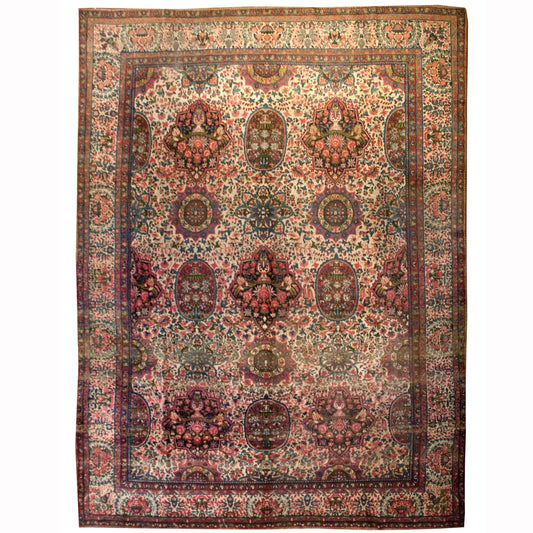 Early 20th Century Kirman Rug For Sale