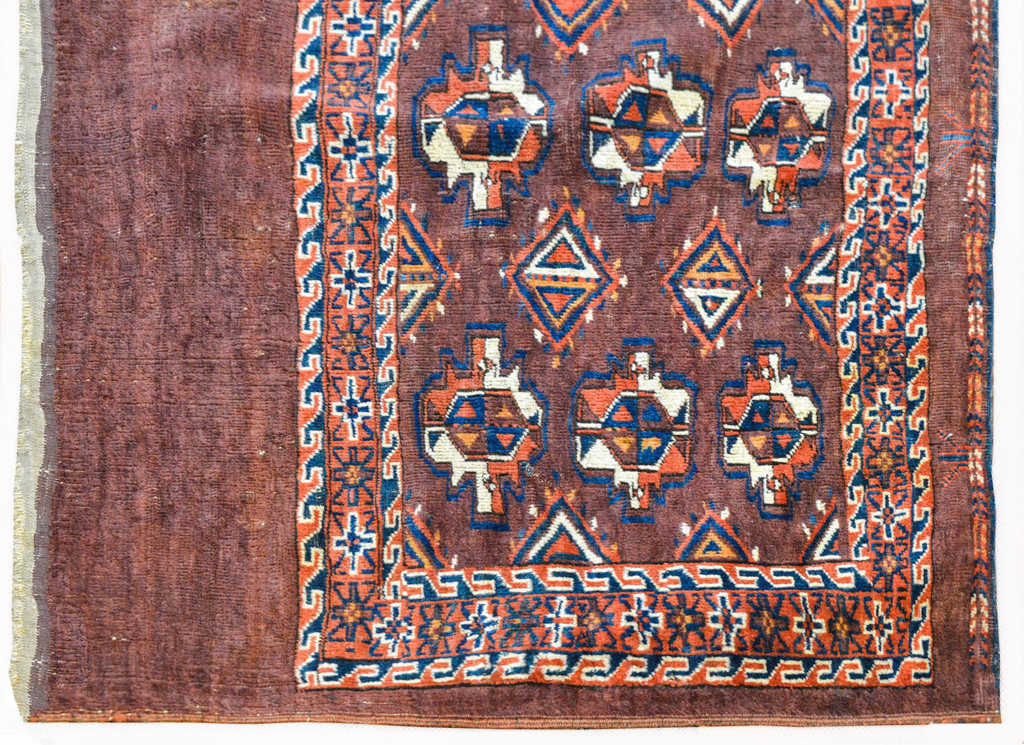 Late 19th Century Yamout Rug For Sale