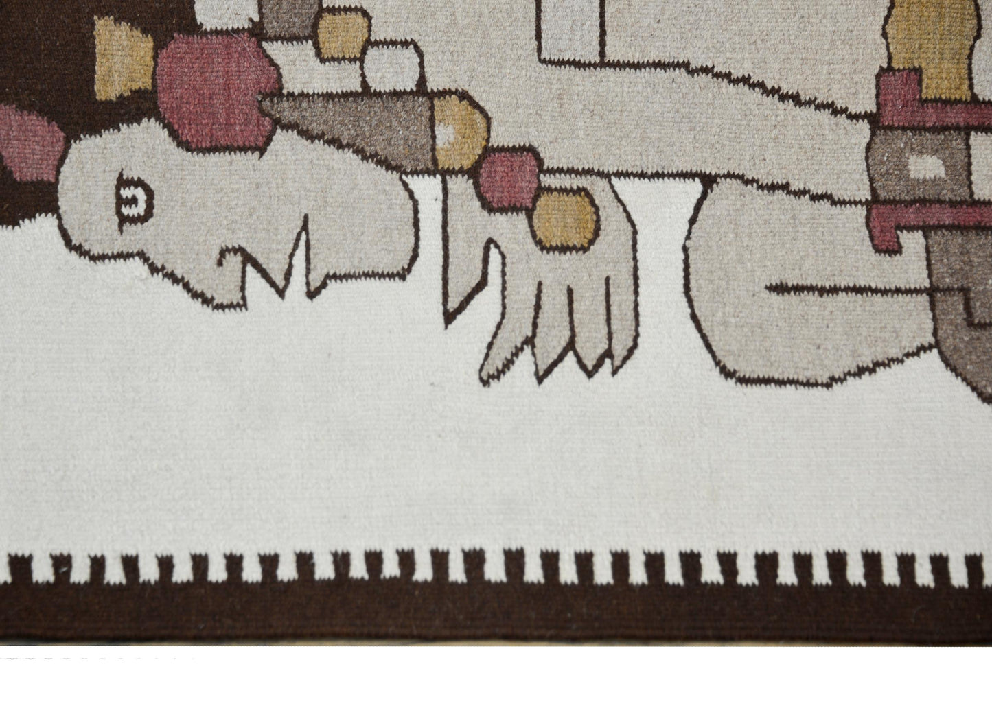 Mexican Flatweave Rug For Sale