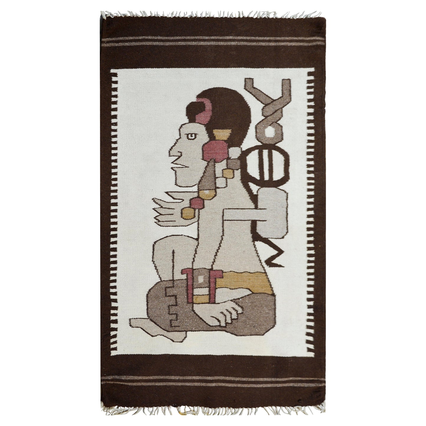 Mexican Flatweave Rug For Sale