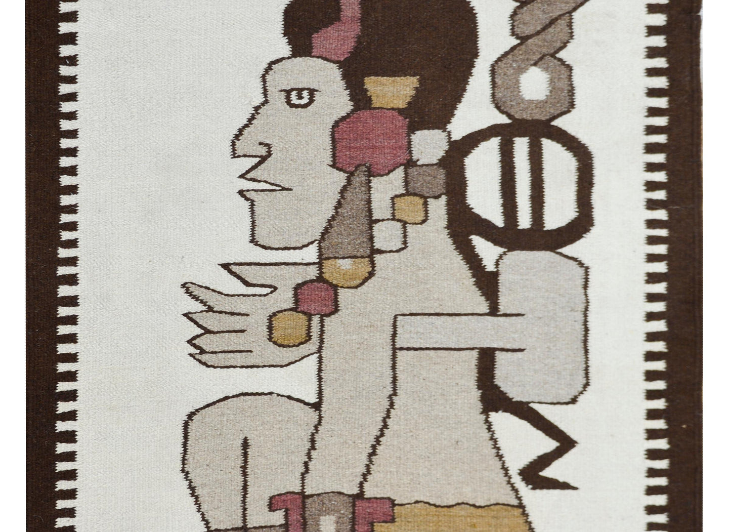Mexican Flatweave Rug For Sale