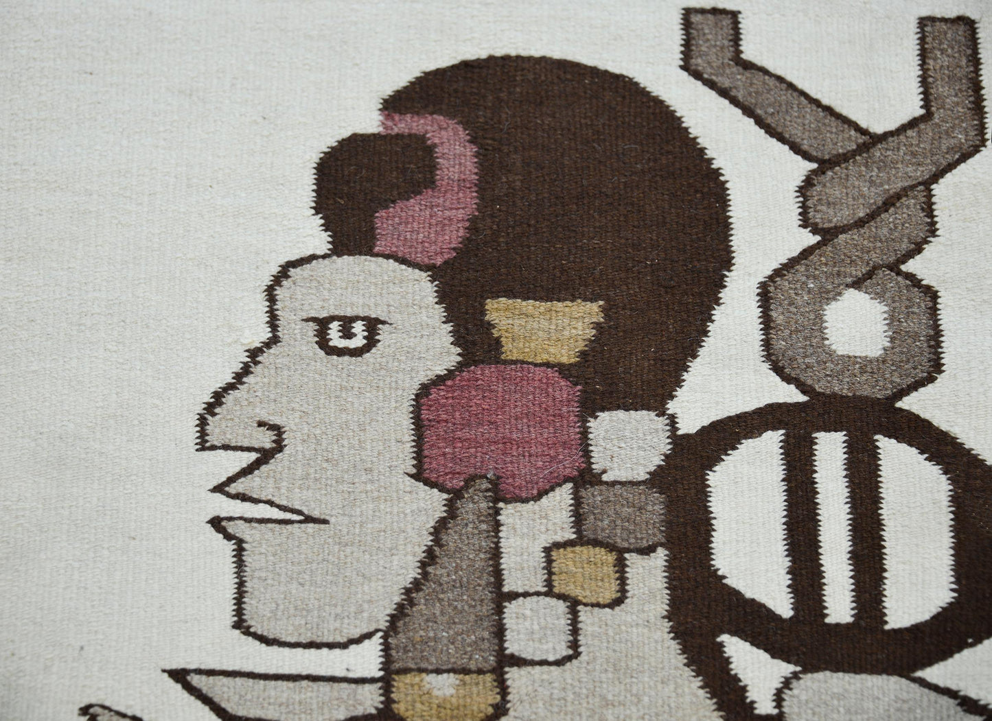 Mexican Flatweave Rug For Sale