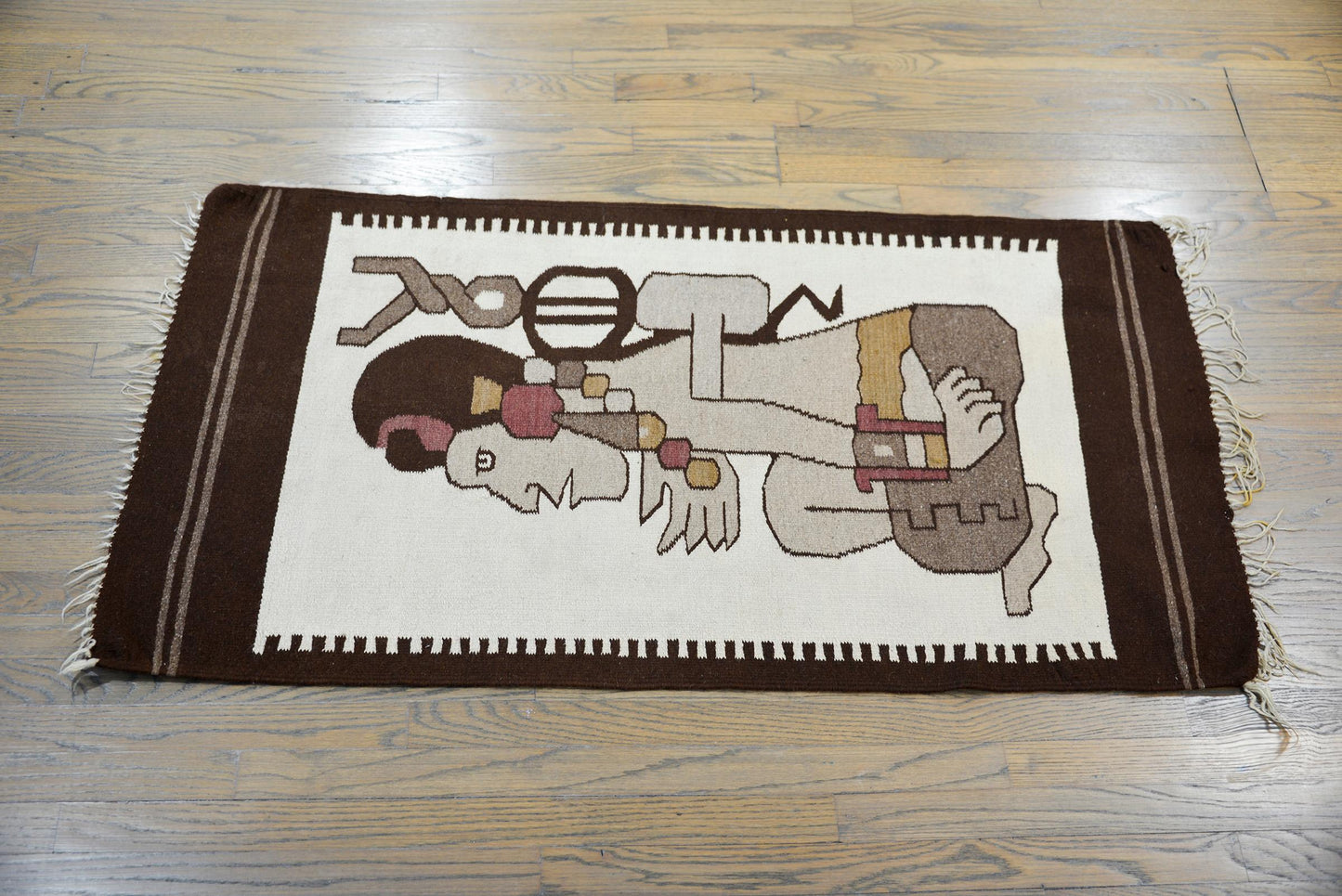 Mexican Flatweave Rug For Sale