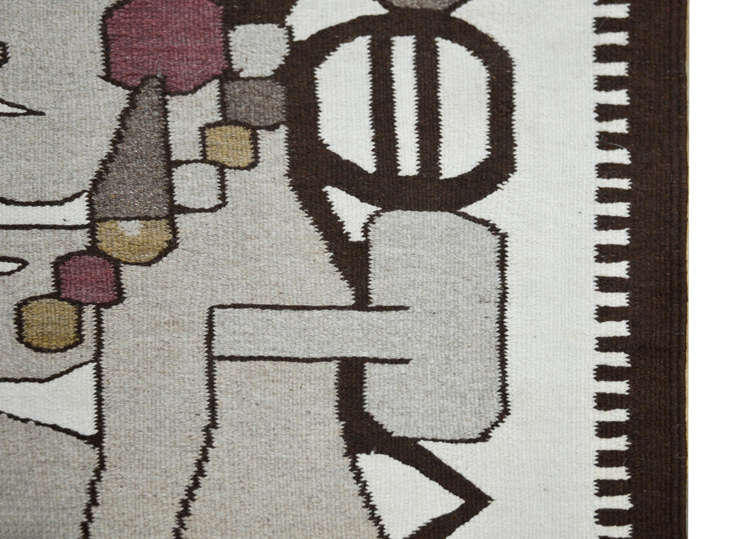 Mexican Flatweave Rug For Sale