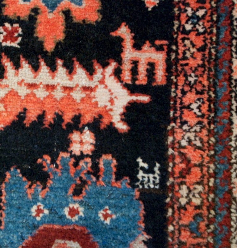 Early 20th Century Persian Malayer Carpet Runner For Sale