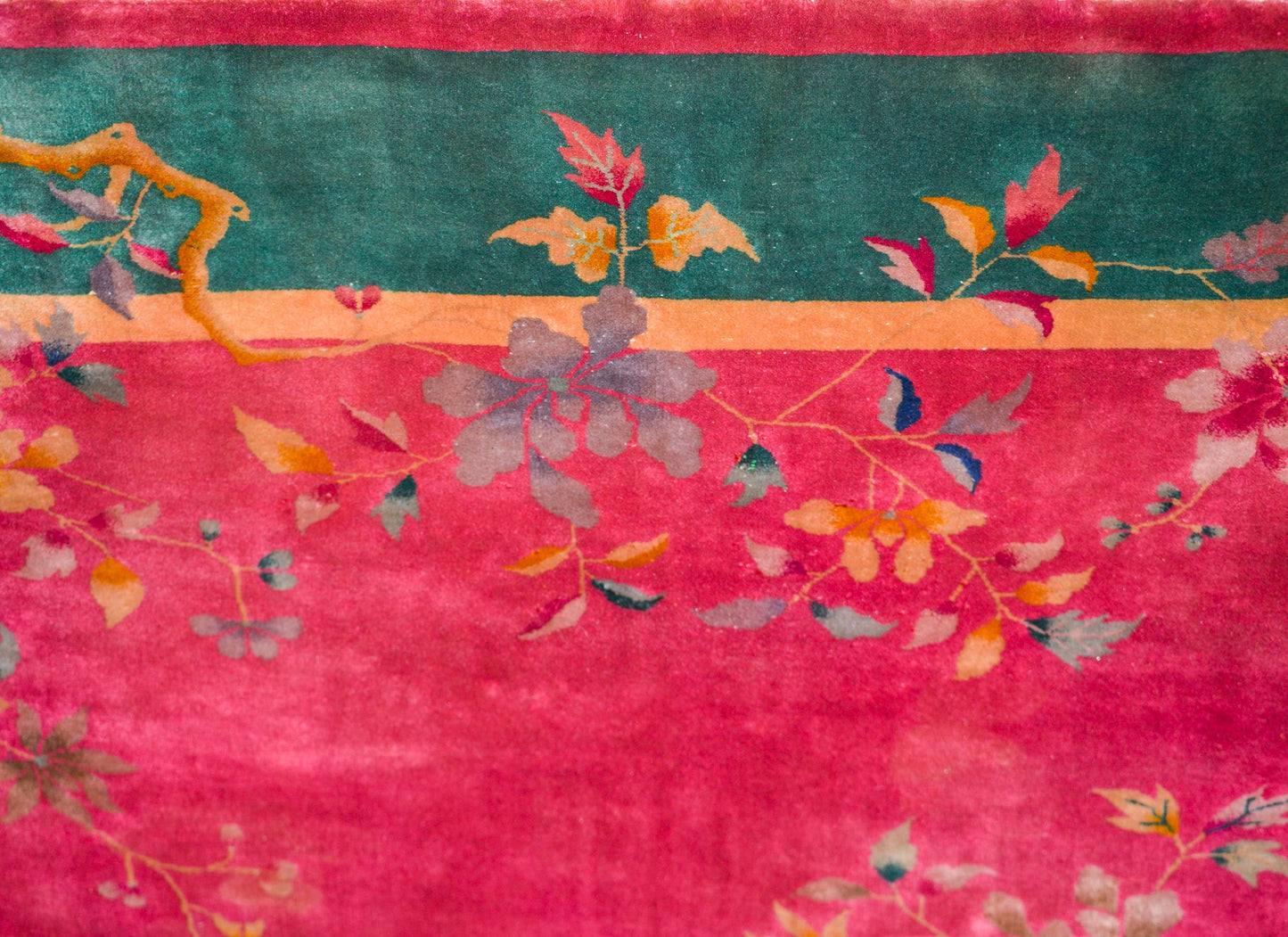 Early 20th Century Chinese Art Deco Rug For Sale