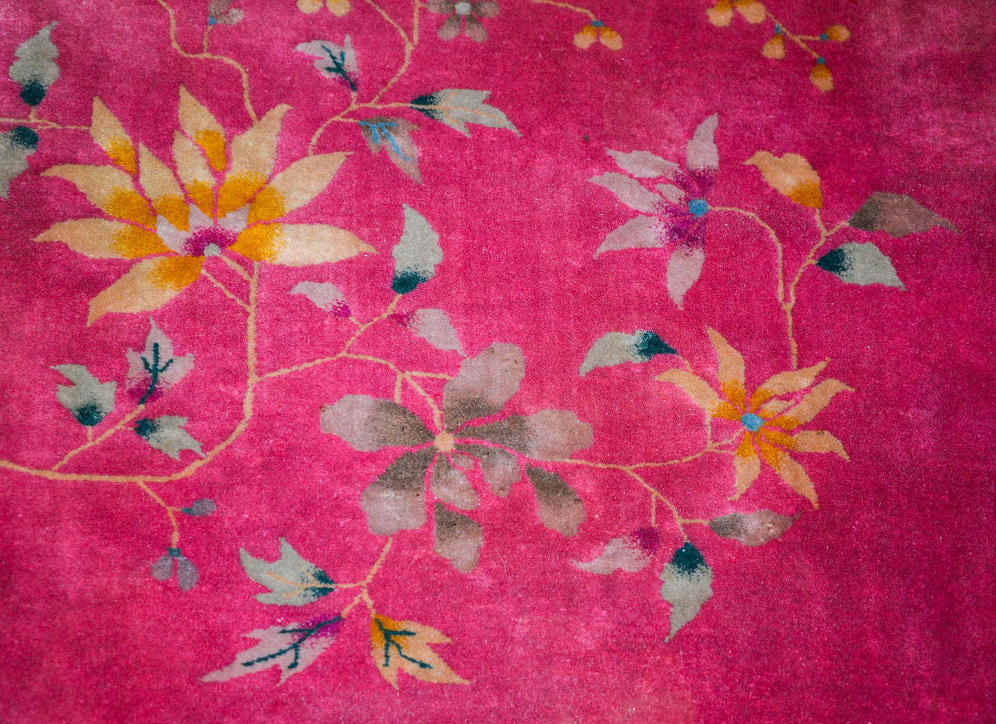 Early 20th Century Chinese Art Deco Rug For Sale