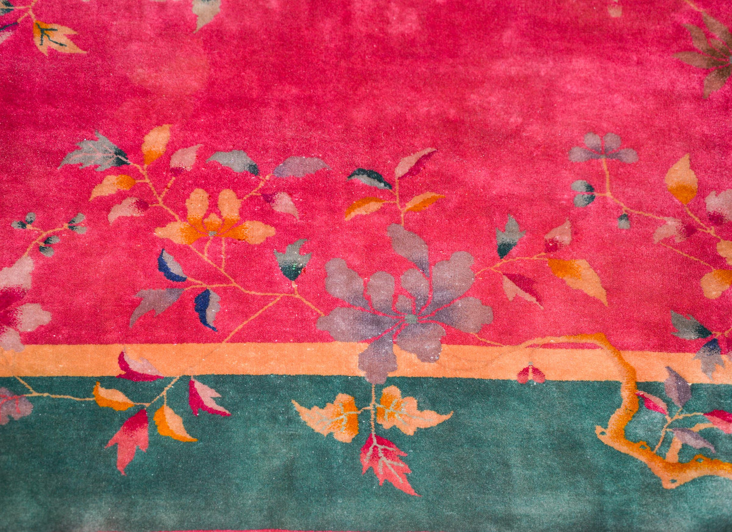 Early 20th Century Chinese Art Deco Rug For Sale