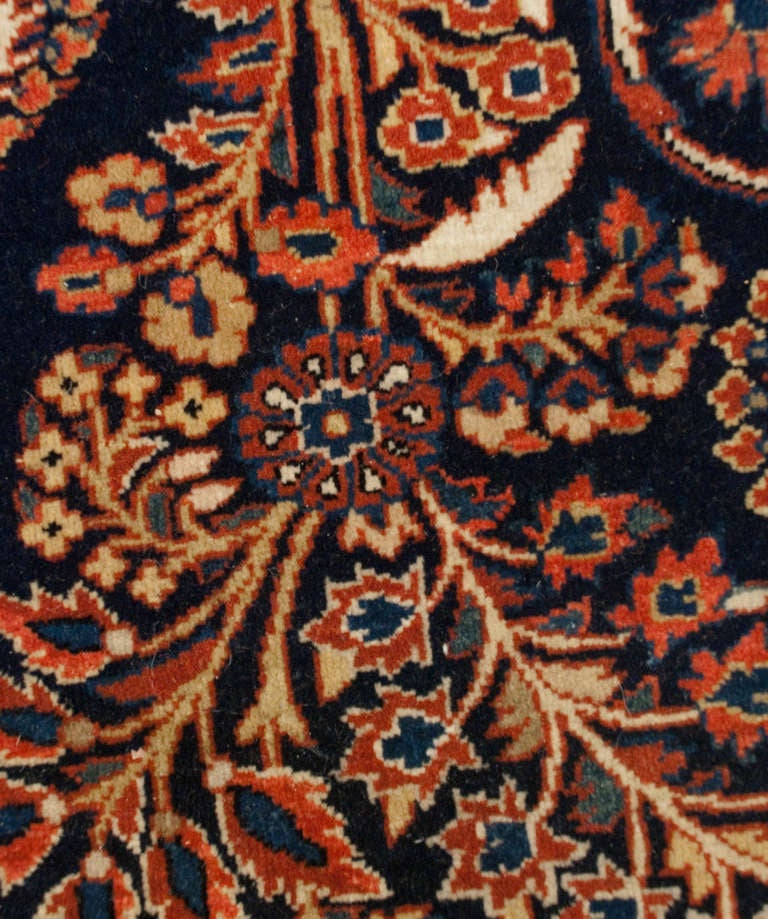 Early 20th Century Persian Kashan Rug For Sale