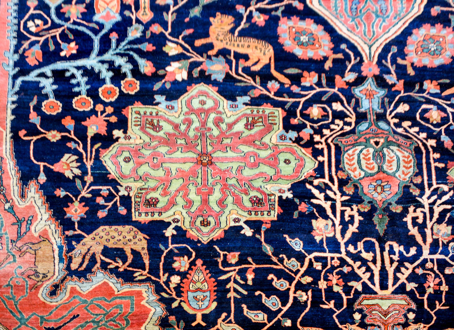 Extraordinary Monumental 19th Century Sarouk Farahan Rug For Sale