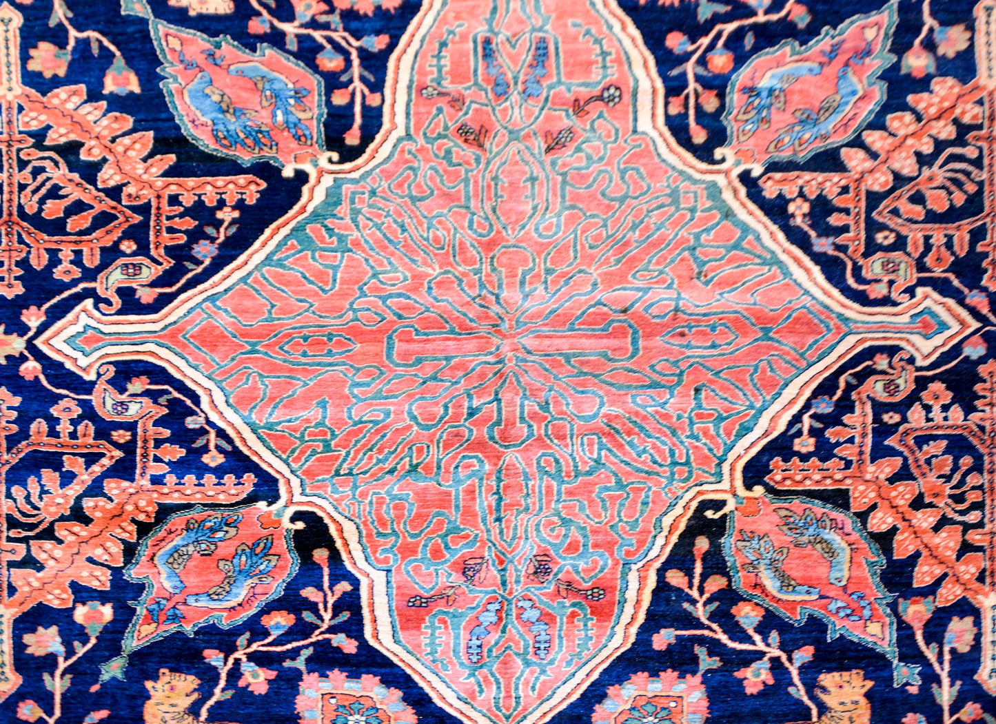 Extraordinary Monumental 19th Century Sarouk Farahan Rug For Sale