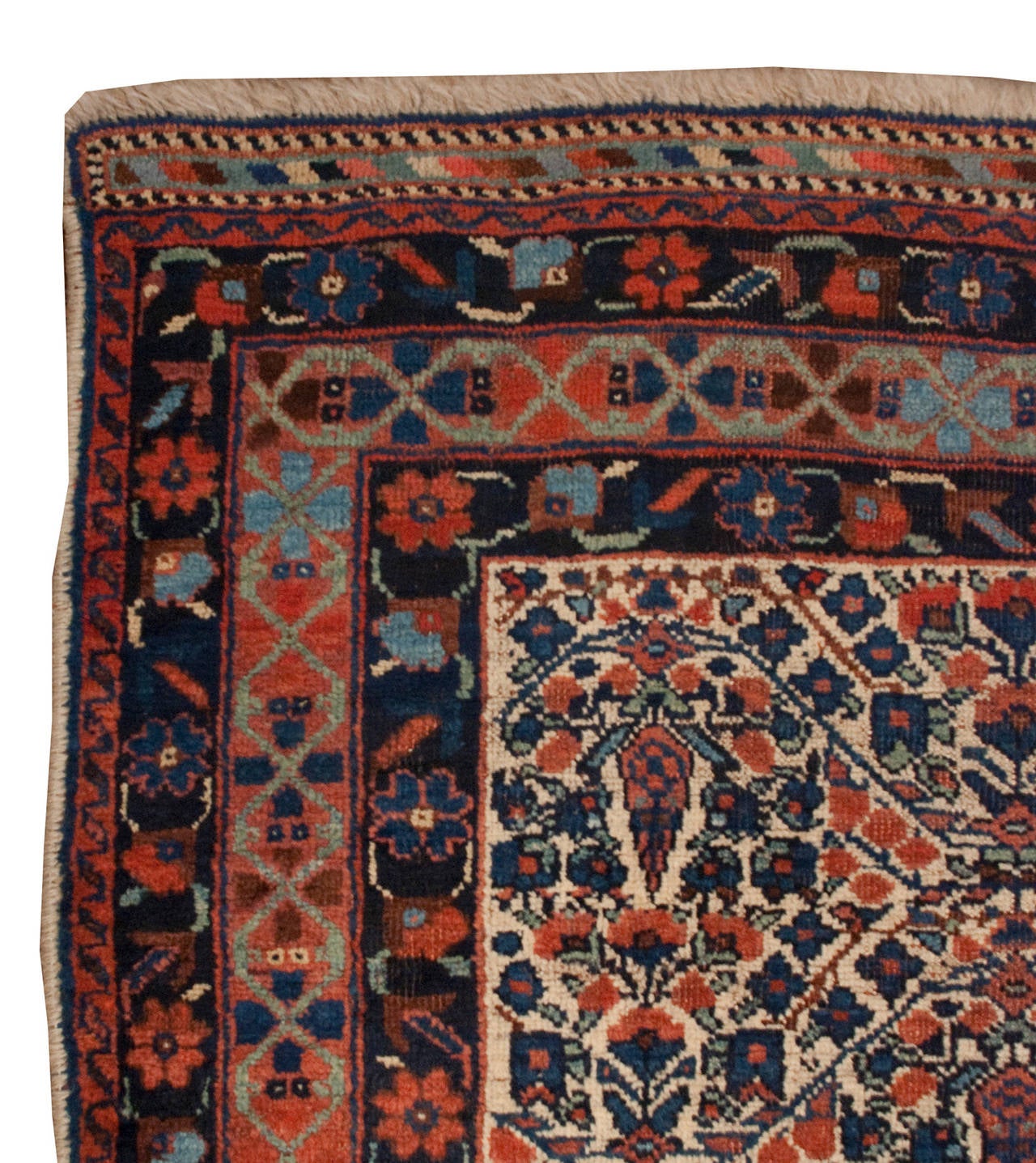 19th Century Afshar Rug For Sale