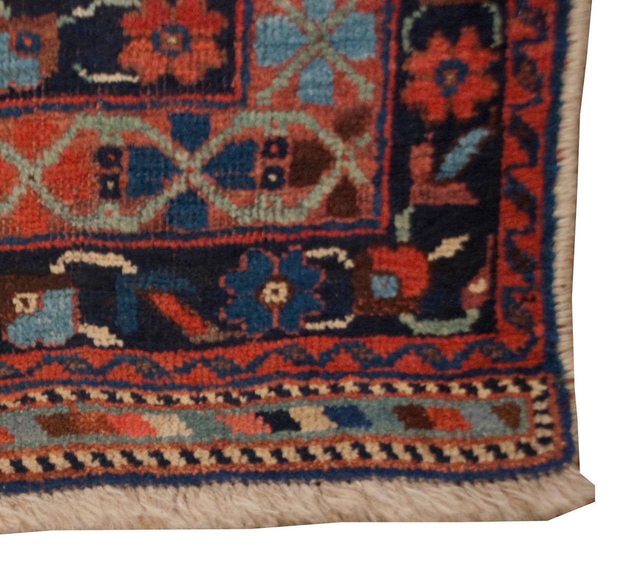 19th Century Afshar Rug For Sale