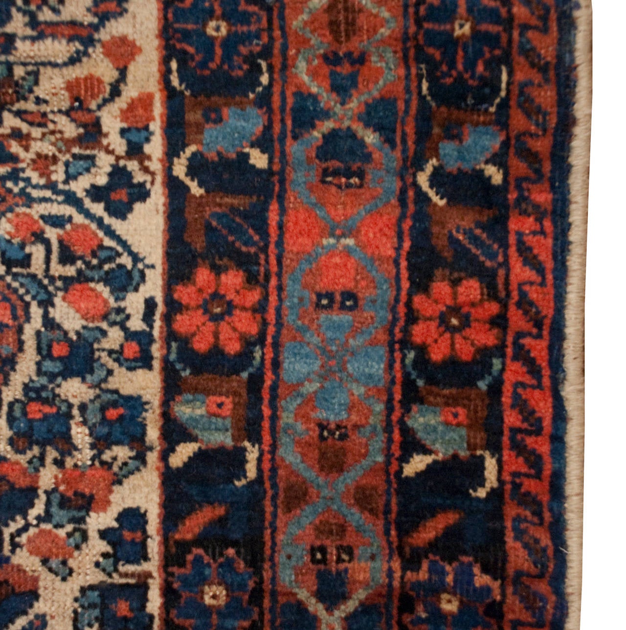 19th Century Afshar Rug For Sale