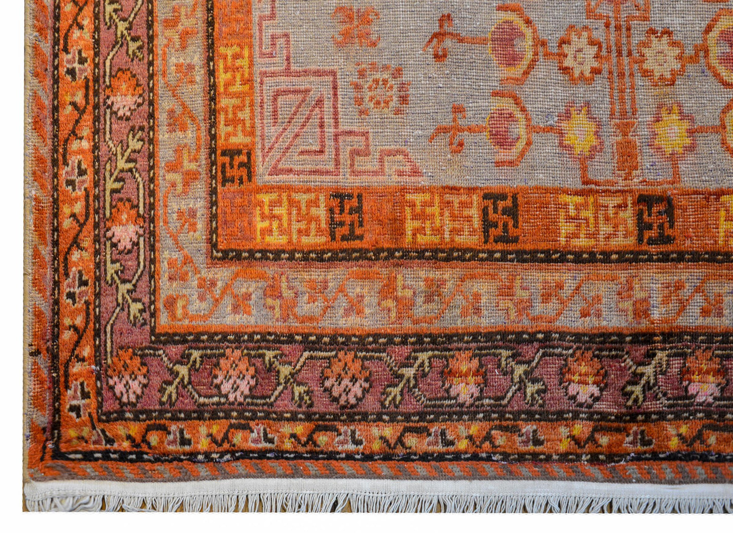 Exceptional Early 20th Century Central Asian Samarghand Rug For Sale