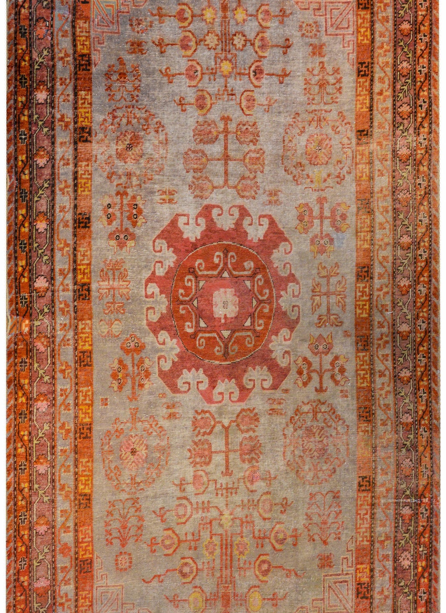 Exceptional Early 20th Century Central Asian Samarghand Rug For Sale