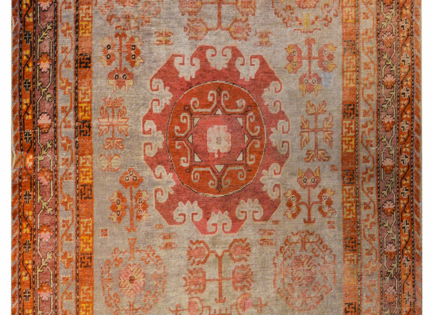 Exceptional Early 20th Century Central Asian Samarghand Rug For Sale