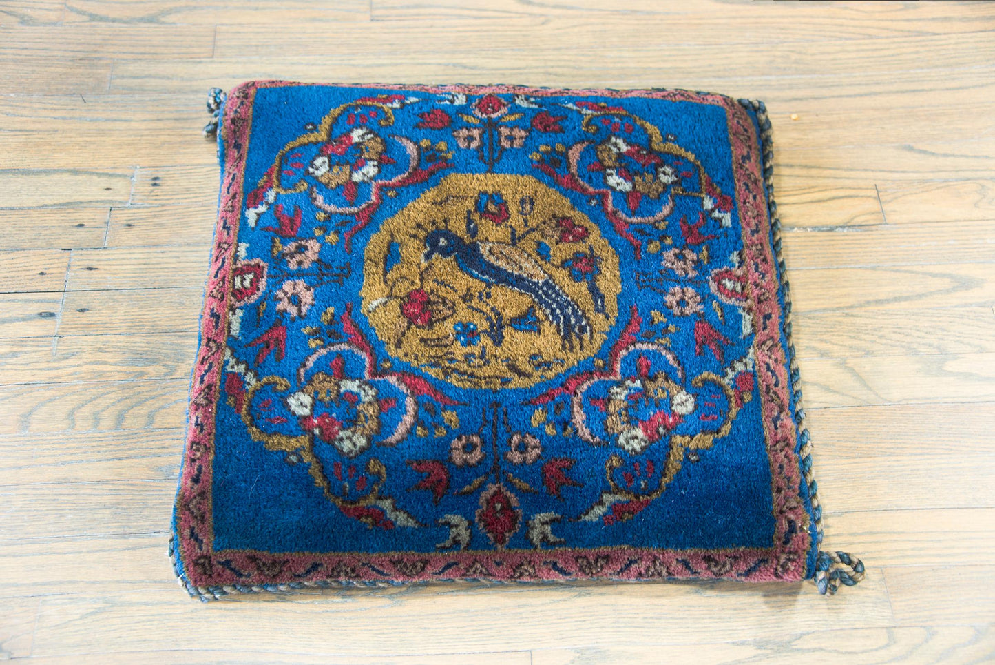 Vintage Afghani Floor Pillow For Sale