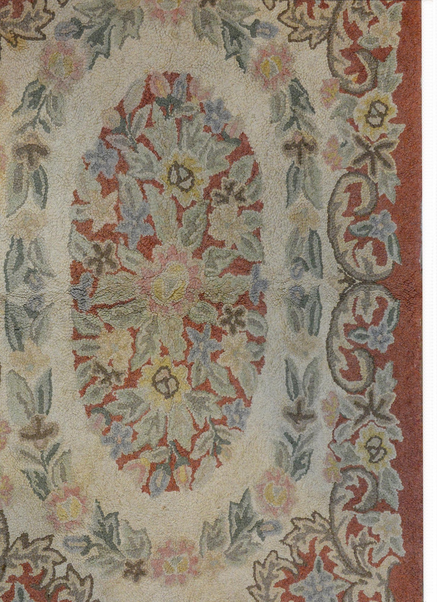 20th Century Chinese Hook Rug For Sale