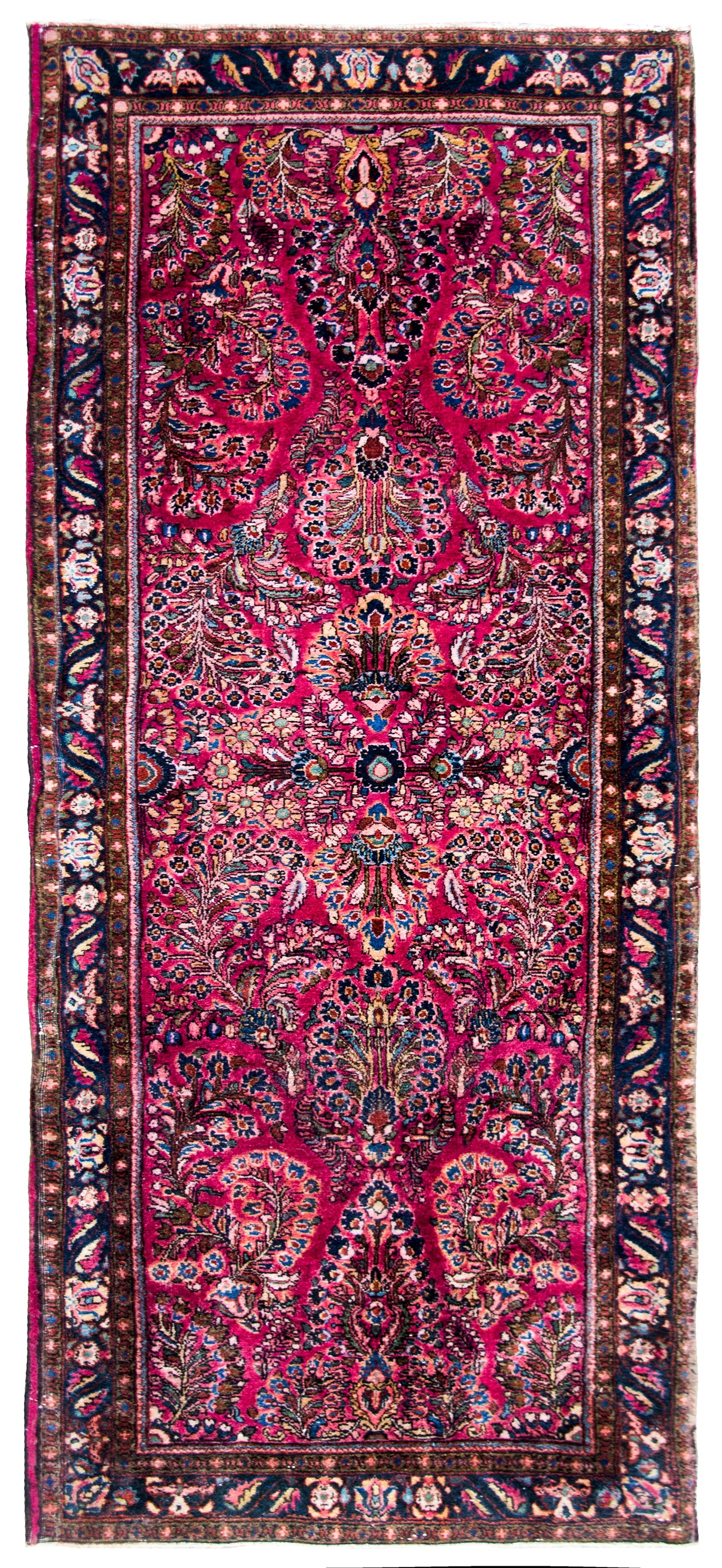 Early 20th Century Persian Sarouk Runner For Sale