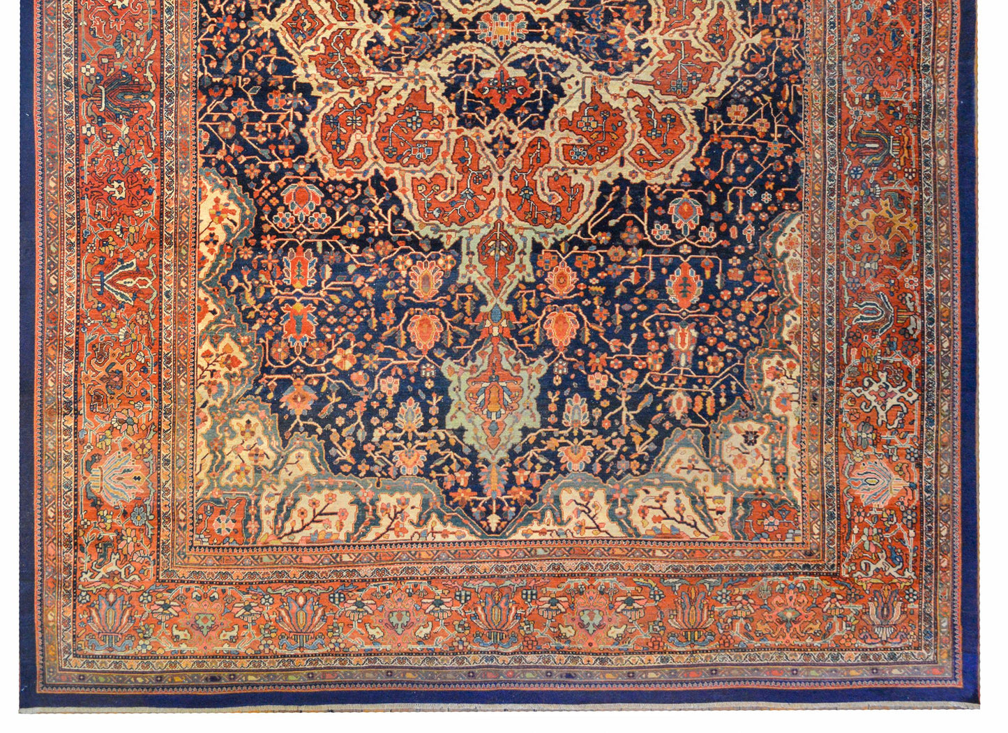 Outstanding Early 20th Century Sarouk Farahan Rug For Sale