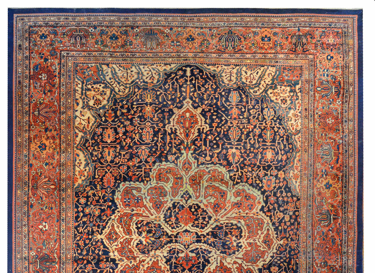 Outstanding Early 20th Century Sarouk Farahan Rug For Sale
