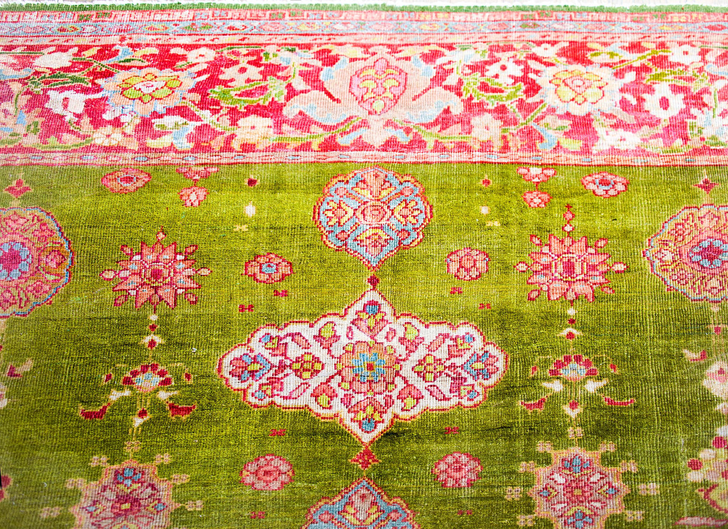 Late 19th Century Persian Sultanabad Rug For Sale