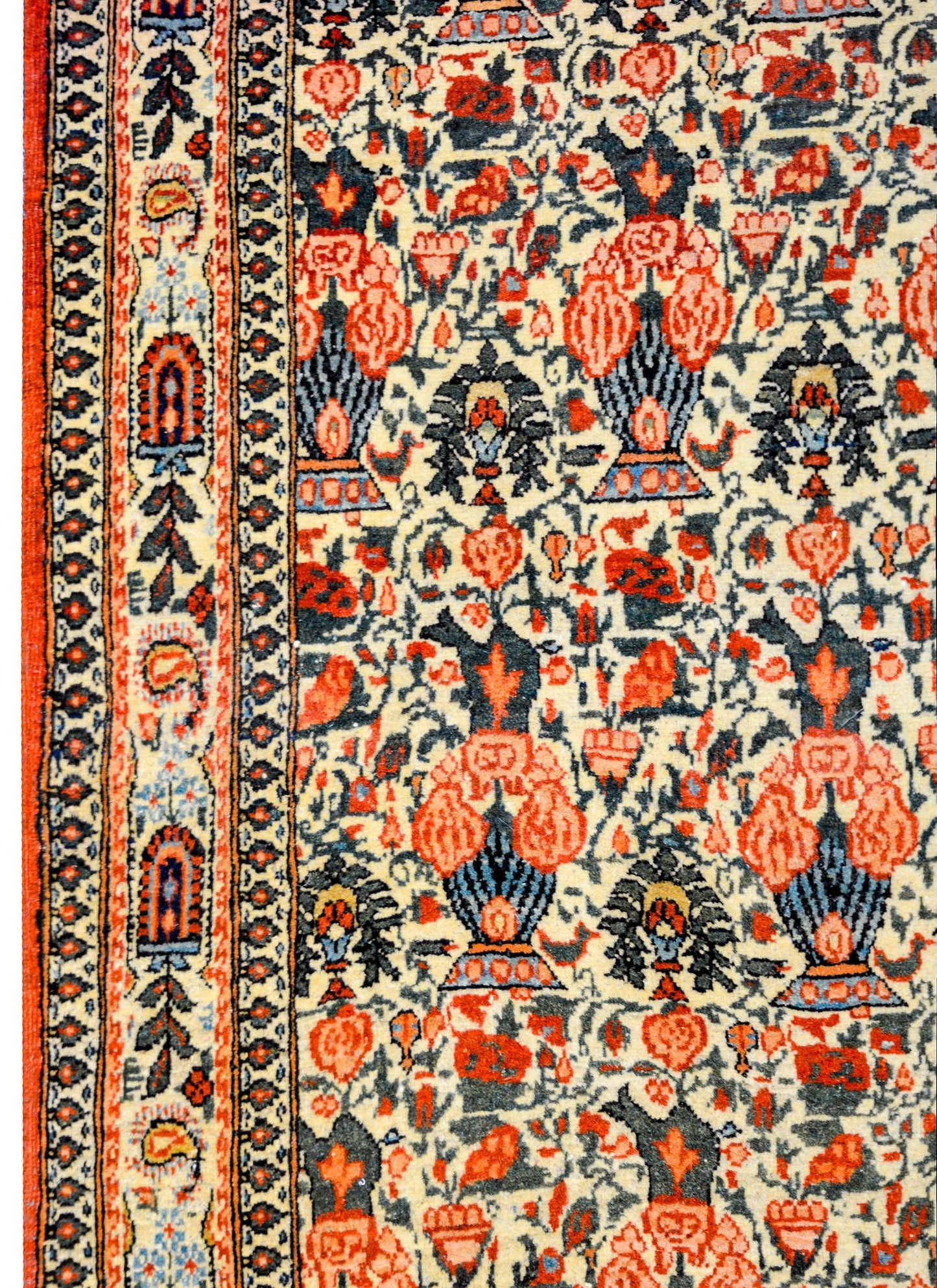 Amazing Early 20th Century Tehran Rug For Sale