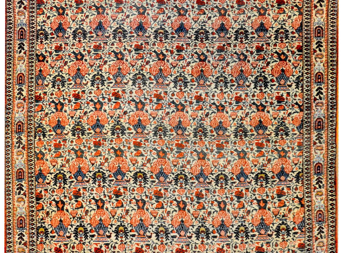 Amazing Early 20th Century Tehran Rug For Sale