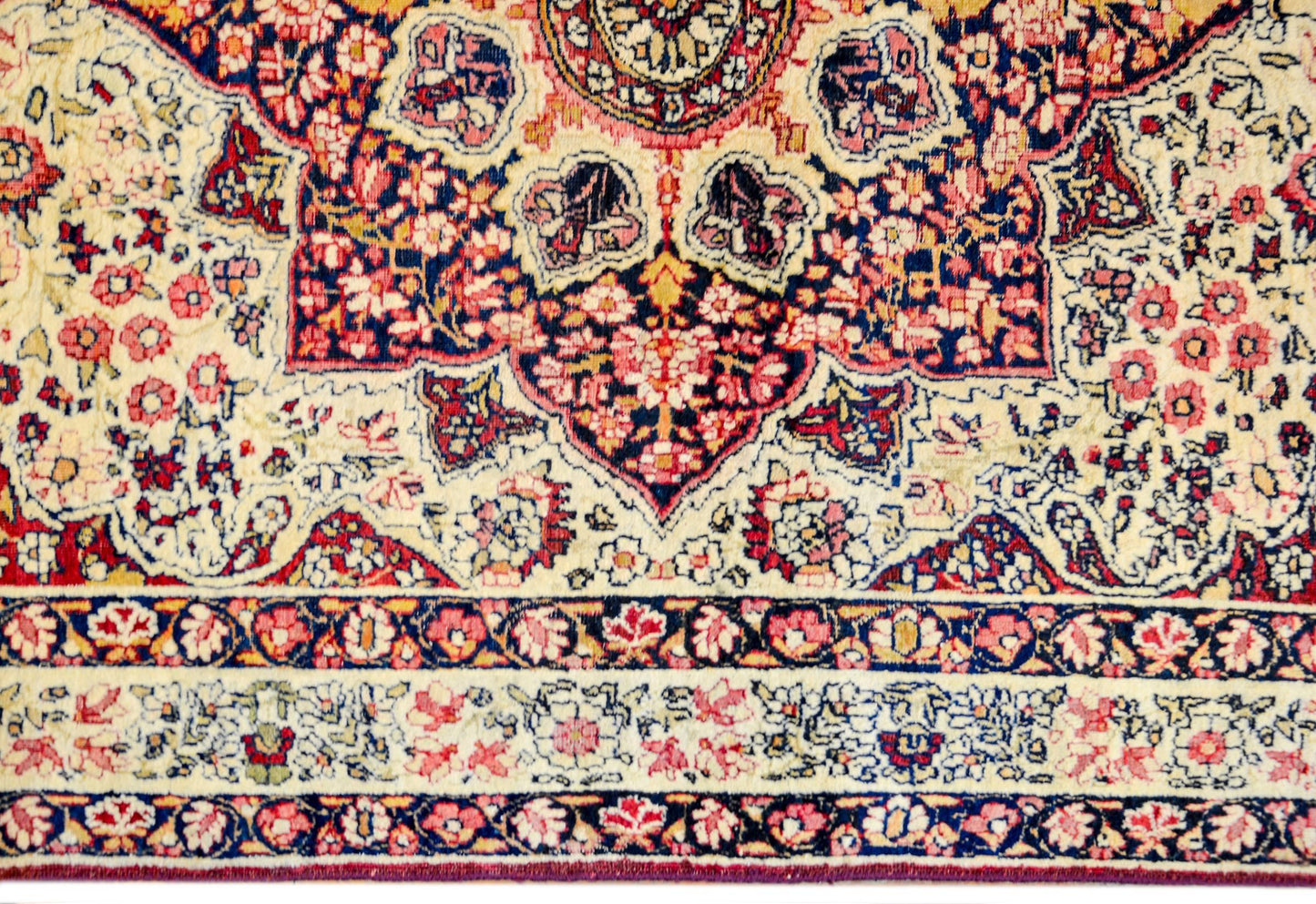 Incredible Late 19th Century, Very Fine Lavar Kirman Rug For Sale