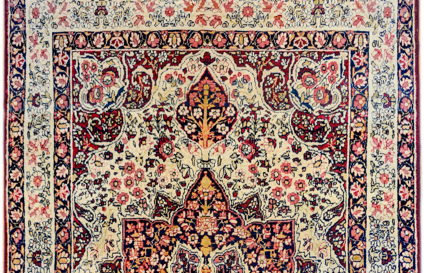 Incredible Late 19th Century, Very Fine Lavar Kirman Rug For Sale