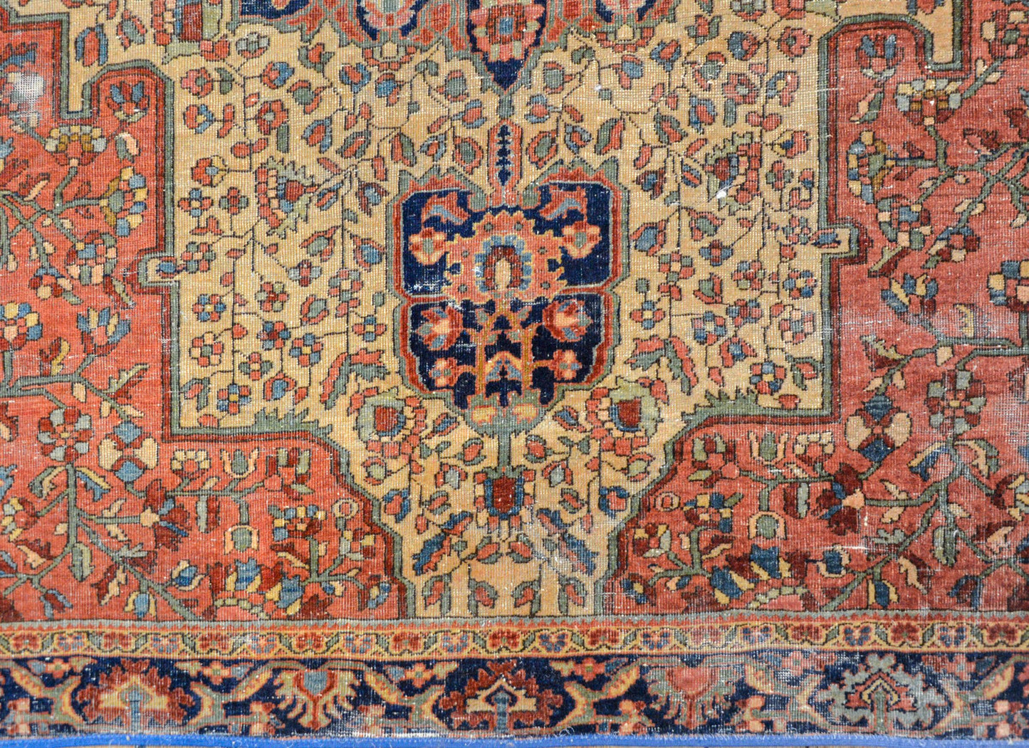 Amazing Early 20th Century Sarouk Farahan Rug For Sale