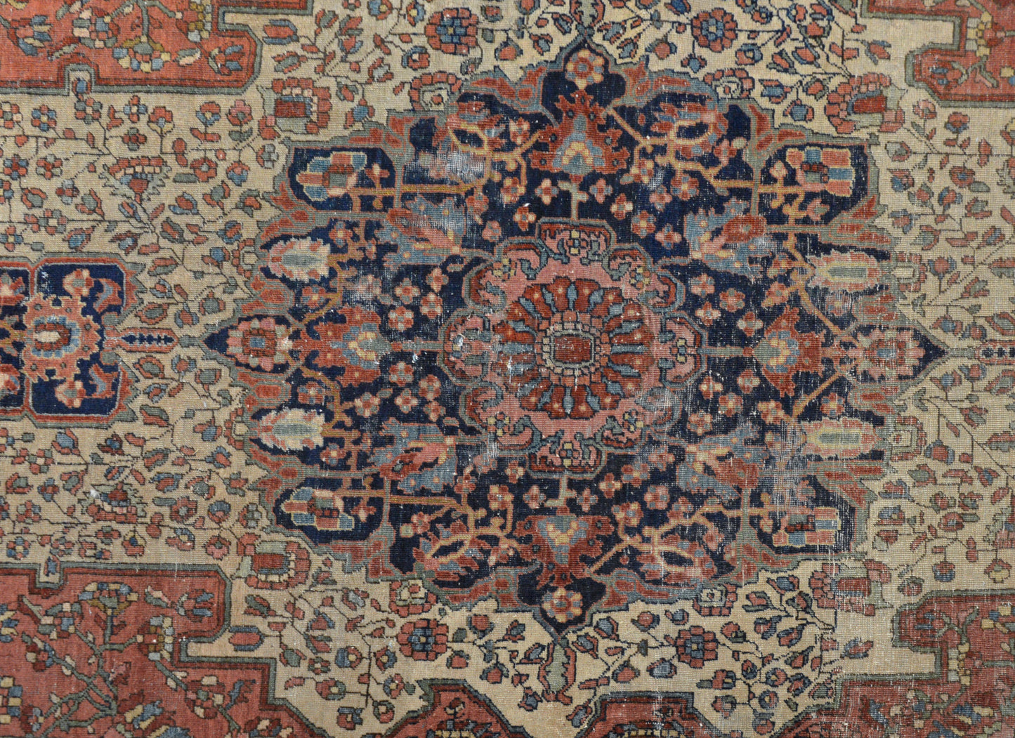 Amazing Early 20th Century Sarouk Farahan Rug For Sale