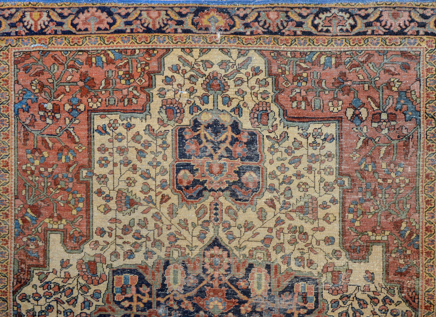 Amazing Early 20th Century Sarouk Farahan Rug For Sale