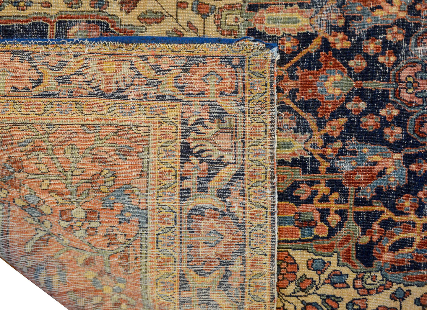 Amazing Early 20th Century Sarouk Farahan Rug For Sale