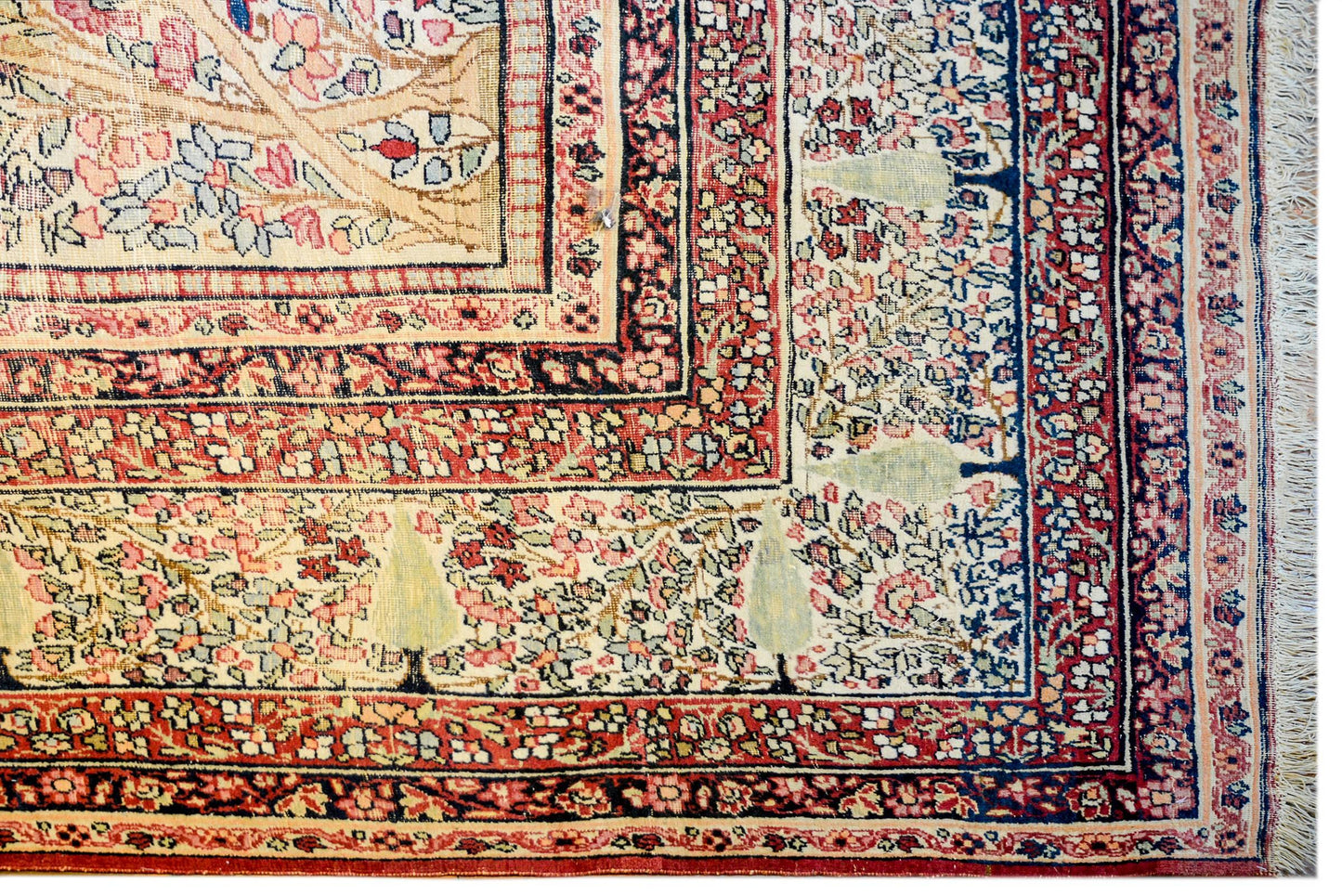 Incredible Early 20th Century Lavar Kirman Rug For Sale