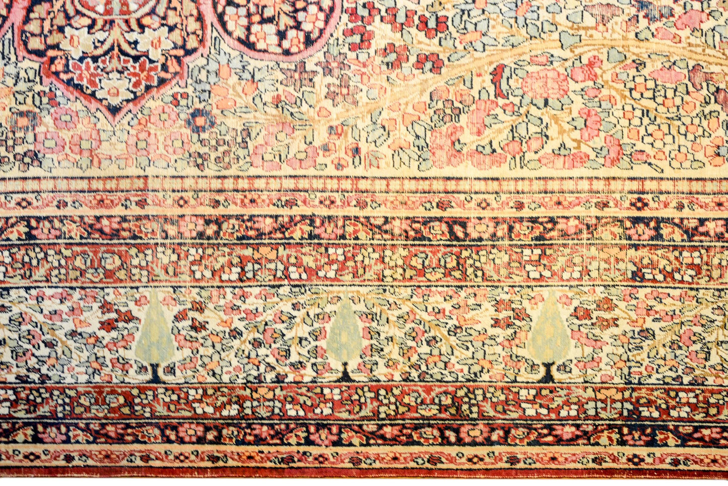 Incredible Early 20th Century Lavar Kirman Rug For Sale
