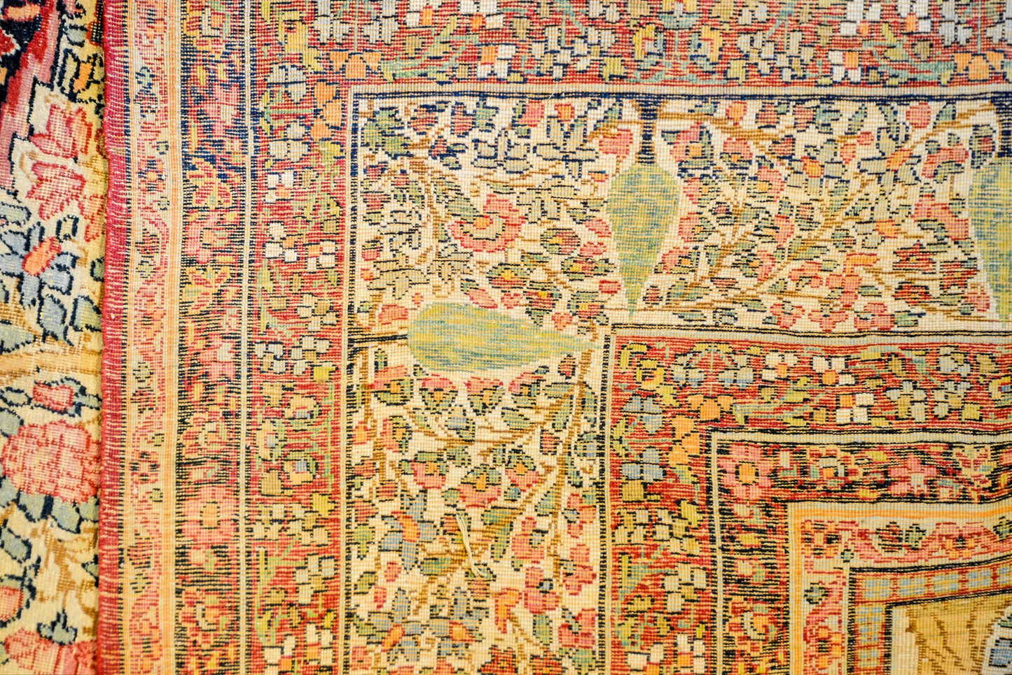 Incredible Early 20th Century Lavar Kirman Rug For Sale