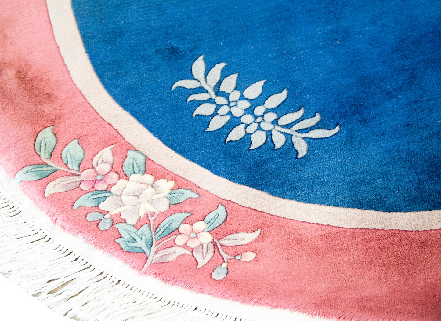Round Chinese Art Deco Rug For Sale